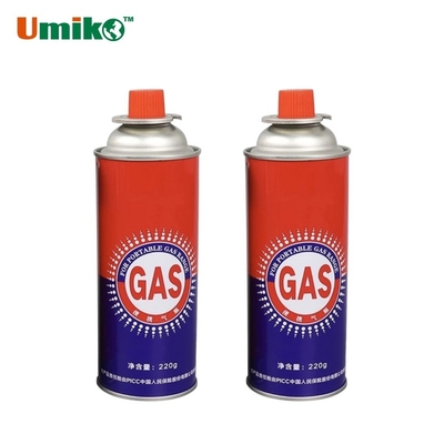 Long Lasting Butane Fuel Gas Canisters Convenient For Easy Cooking